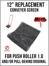 Conveyor Screen attachment for the 1.0 Pull-Behind Sticker Burr Roller model.